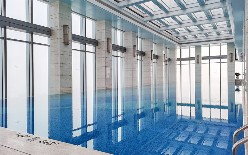 長沙瑞吉酒店-泳池項(xiàng)目案例鑒賞實(shí)拍圖